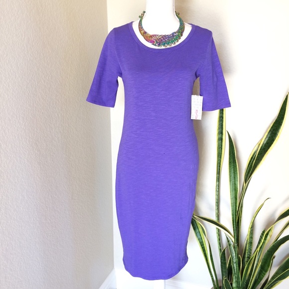 LuLaRoe Dresses & Skirts - 🆕🦚LuLaRoe🦚PURPLE JULIA DRESS Sz S